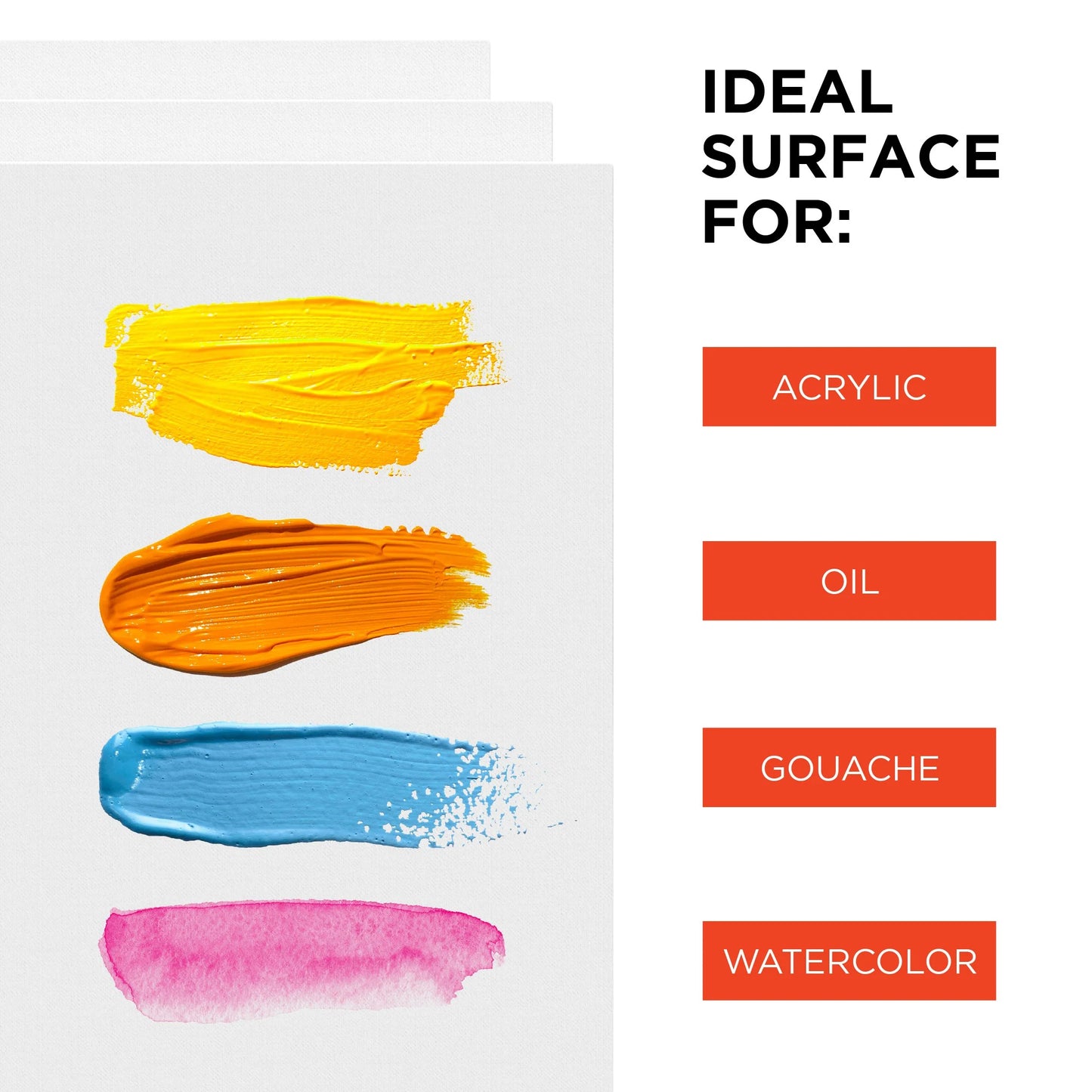 Artist's Bundle: 32 Acrylic Paint + 20 Canvas Panels