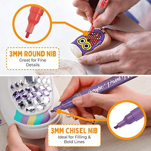 20 Chalk Markers + 20 Acrylic Markers Bundle