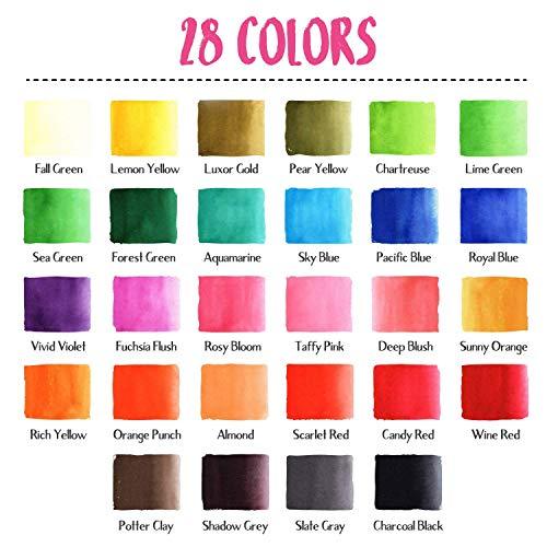 30 Acrylic Paint pens + 36 Watercolors + 28 Watercolor Brush Pens