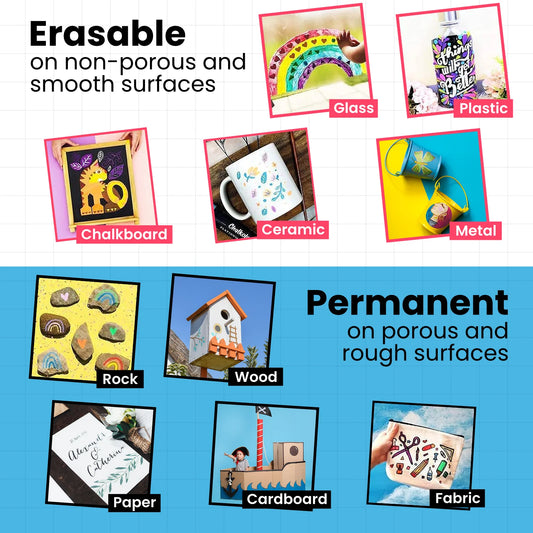 Neon & Pastel Chalk Markers - Pack of 30 Pens