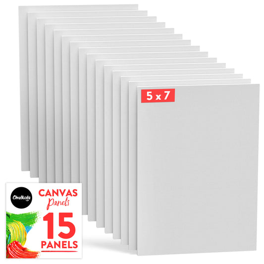 Painting Canvas Panels | 5x7 inch (15 Pack)