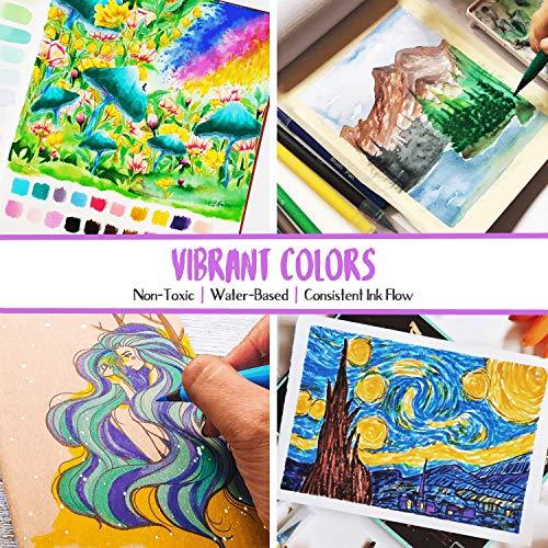 30 Acrylic Paint pens + 36 Watercolors + 28 Watercolor Brush Pens
