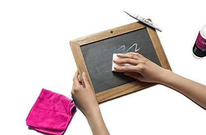 Natural Chalkboard Cleaner and Whiteboard Spray and Eraser Kit - 8.5 fl. Oz