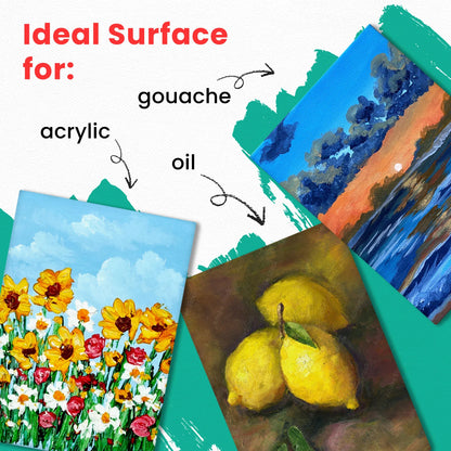 Painting Canvas Panels | 5x7 inch (15 Pack)