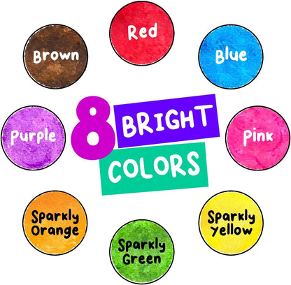 Chalkola 8 Washable Dot Markers for Toddlers