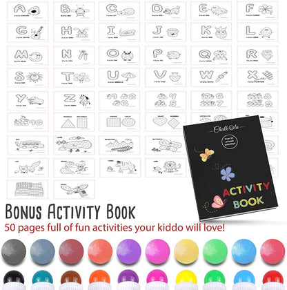 Bundle for Kids: 10 Neon + 8 Shimmer Washable Dot Markers