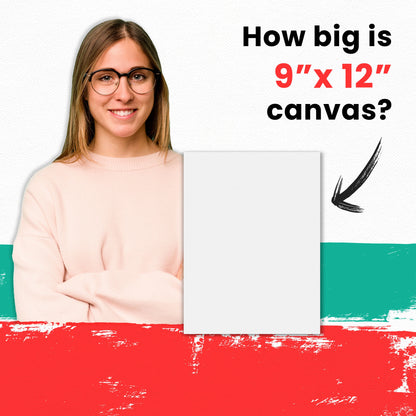 Painting Canvas Panels | 9x12 inch (15 Pack)