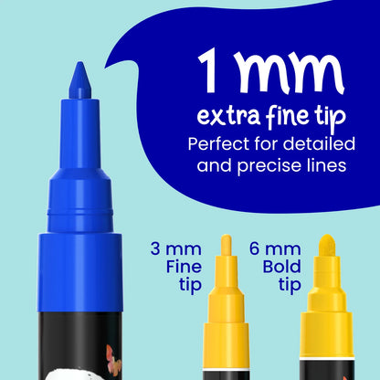 Neon & Pastel Chalk Markers - Pack of 30 Pens