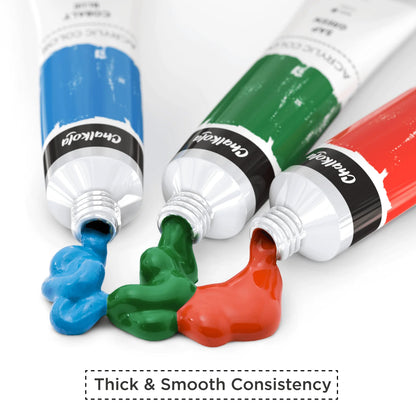 Artist's Bundle: 32 Acrylic Paint + 20 Canvas Panels